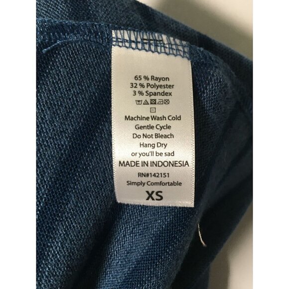 𝅺nwt LuLaRoe XS Small Sarah Cardigan Blue Long Sleeve Mid Calf Pockets Sw… - Picture 4 of 6